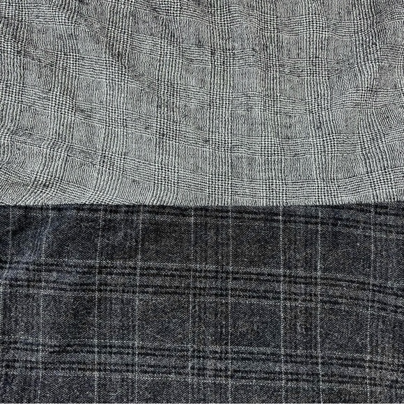 AMUR Uma Dress Wool Glen Plaid Puff Sleeve Asymmetrical Academia Preppy Career - Picture 13 of 16